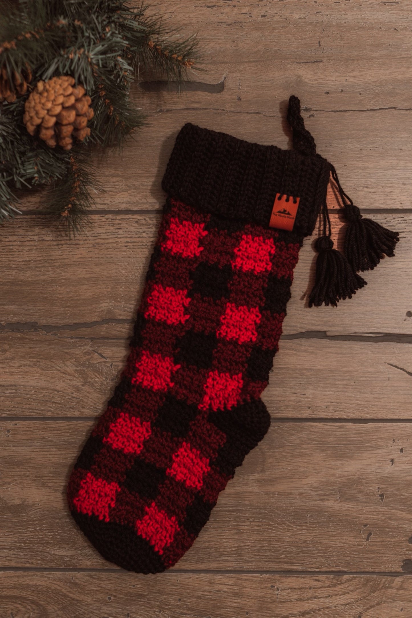 Red Buffalo Plaid Holiday Stocking
