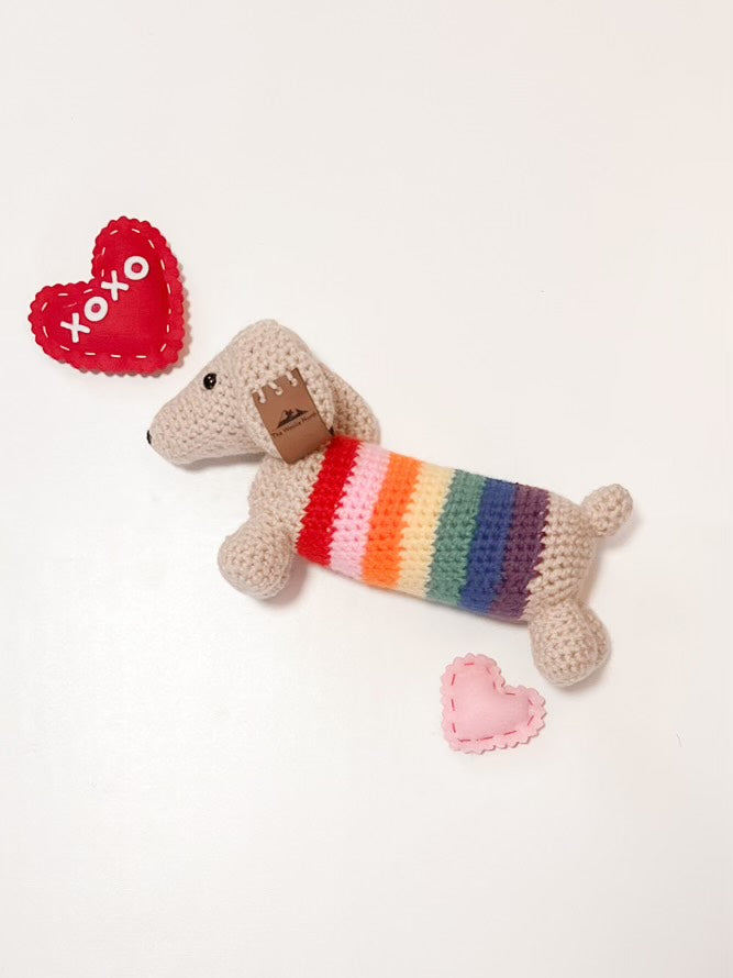 Mini Rainbow Dachshund