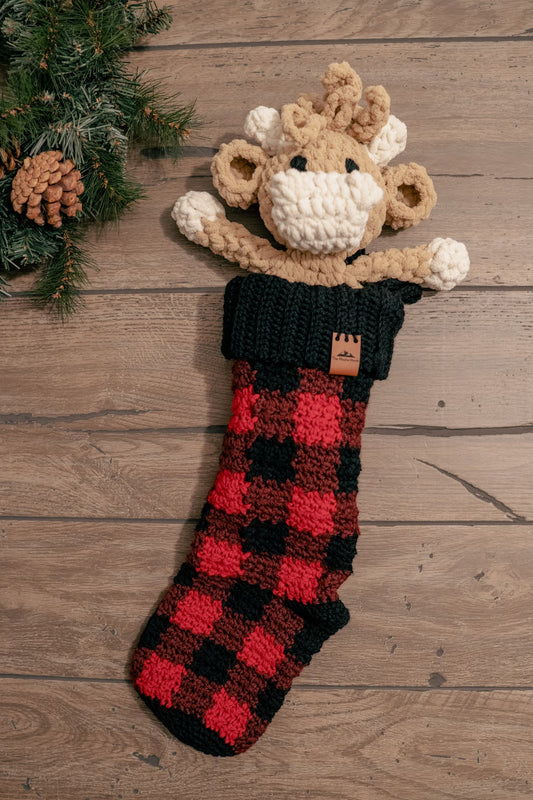 Red Buffalo Plaid Holiday Stocking